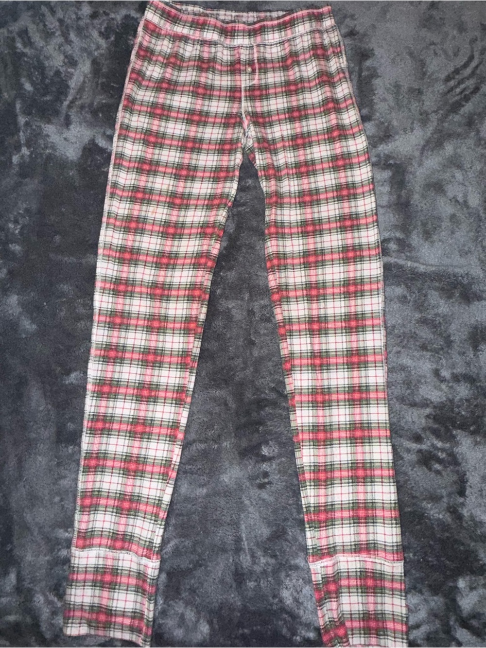 Victoria's Secret Pink, White & Black Plaid Pajama Leggings
